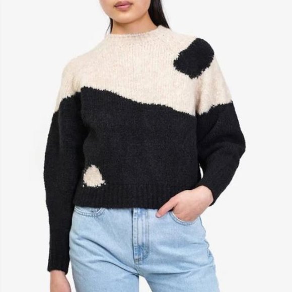 Paloma Wool Sweaters | Paloma Wool Yin Yang Sweater | Color: Black/White - Picture 7 of 8